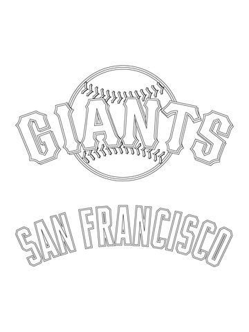 San Francisco Giants Logo  Coloring Page